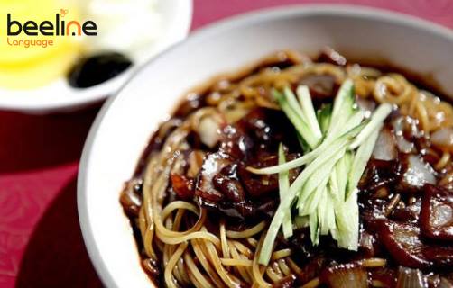 ja jjang noodles eaten on black day in Korea